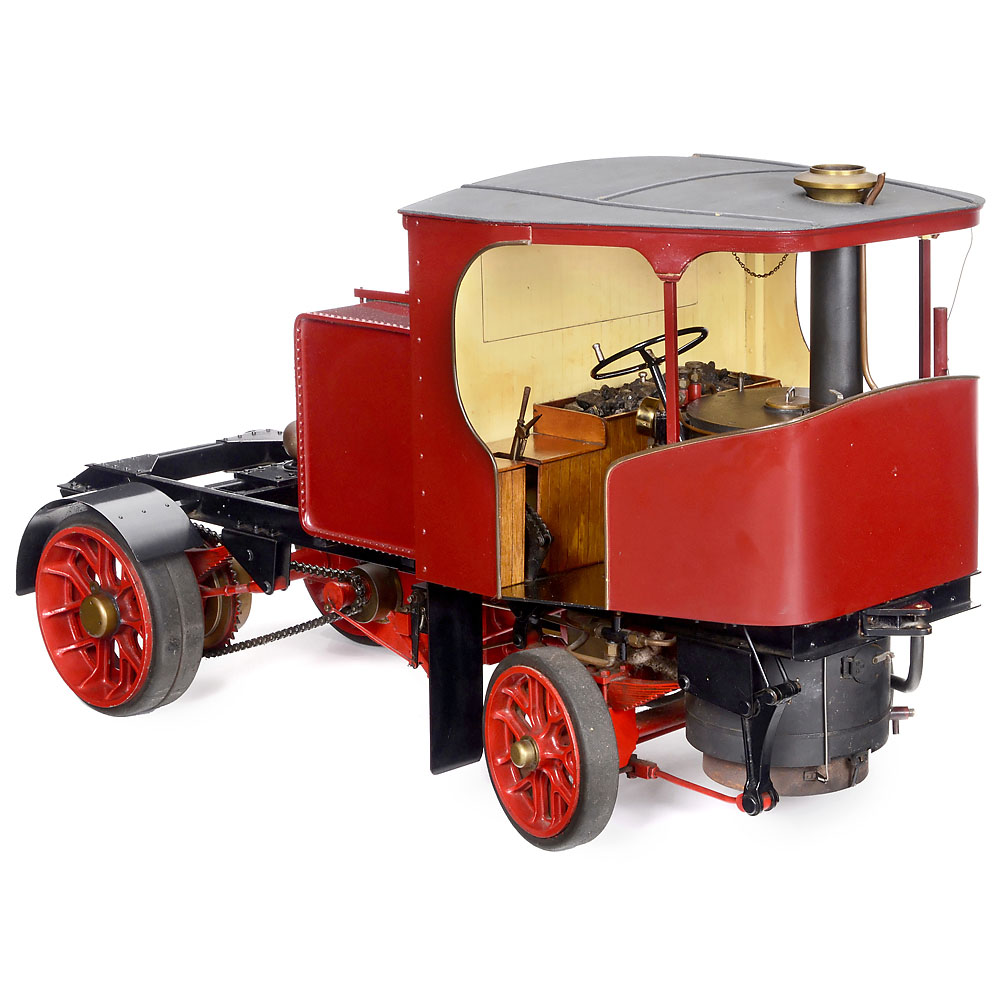 Scale Model of a Clayton Undertype No. 2 Steam Wagon