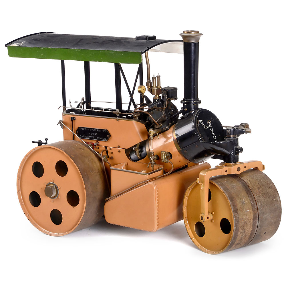 3-Inch Live Steam Model of a Wallis & Steevens Simplicity Roller