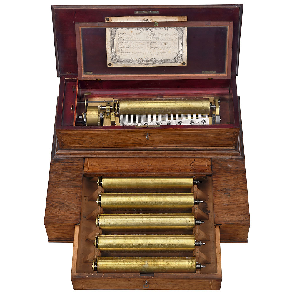 Rare Changeable Musical Box by Ducommun-Girod, c. 1870
