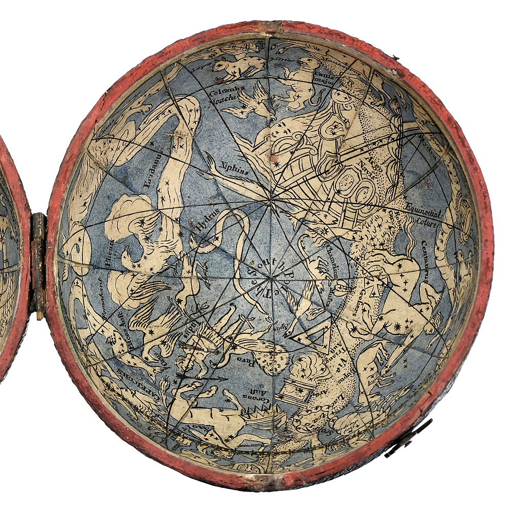 Nicholas Lane's Pocket 3-inch Terrestrial and Celestial Pocket Globes