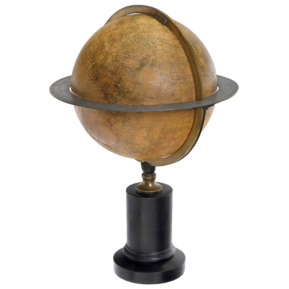 Pair of Celestial and Terrestrial Globes and Planetarium