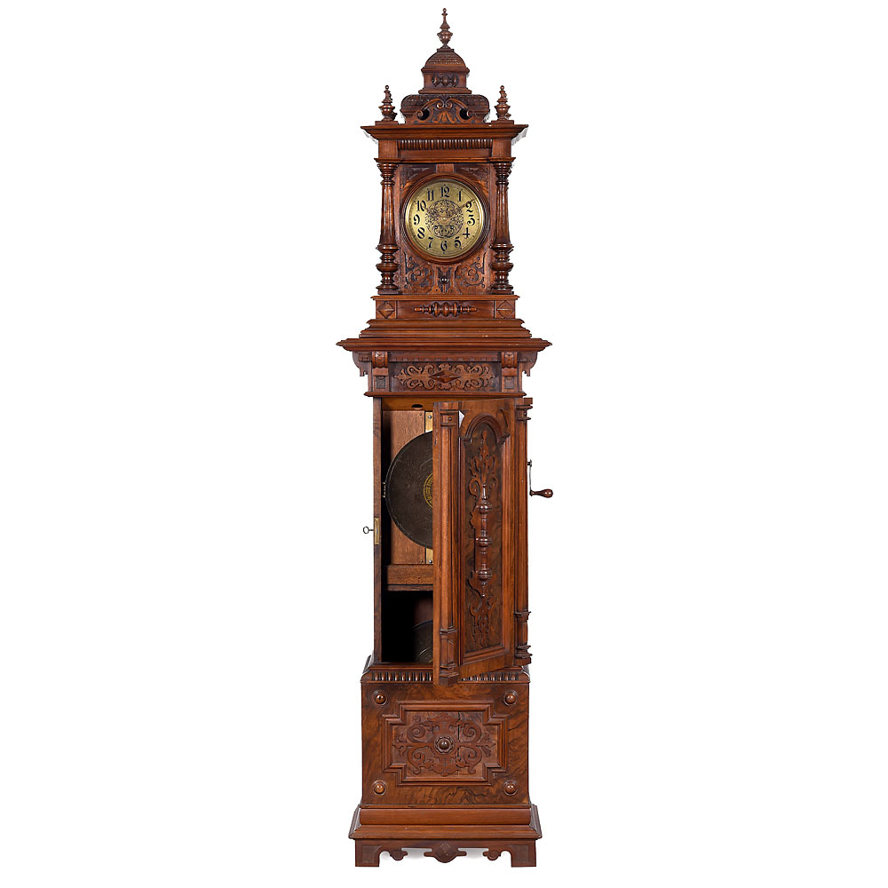 German Grandfather Clock “Symphonion No. 30 St”, c. 1900