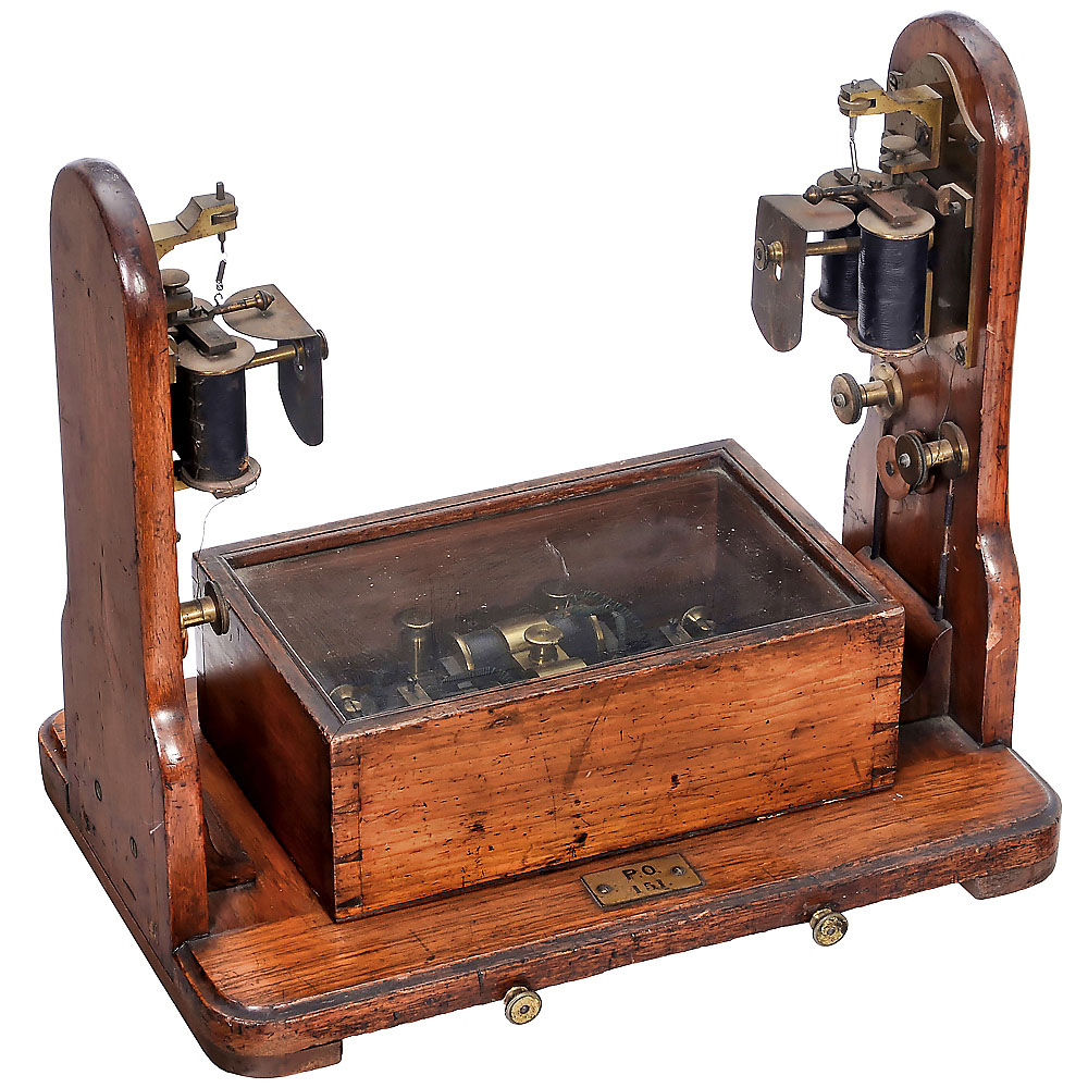 Bright’s Bell Acoustic Telegraph Sounder, 1855