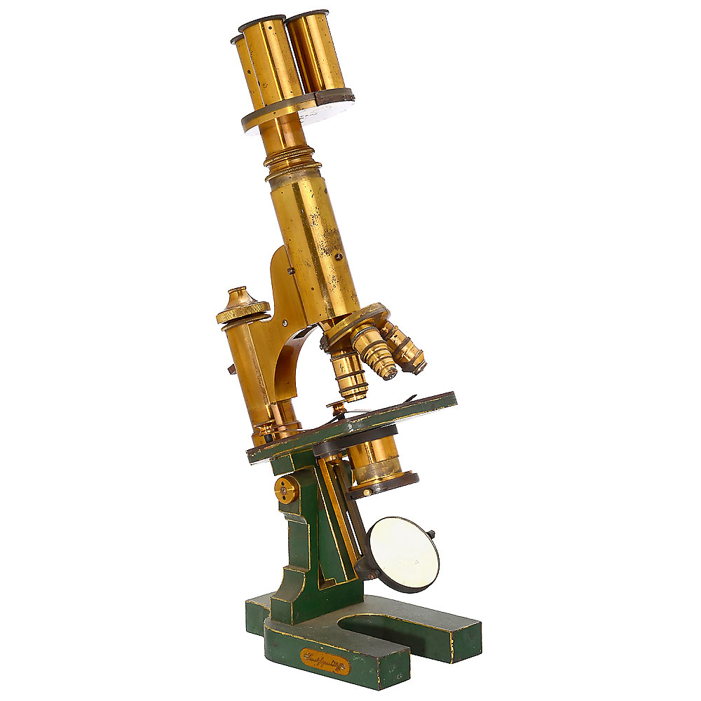 Messter Universal Bacteria Microscope with Eye-piece Turret, pre-1868