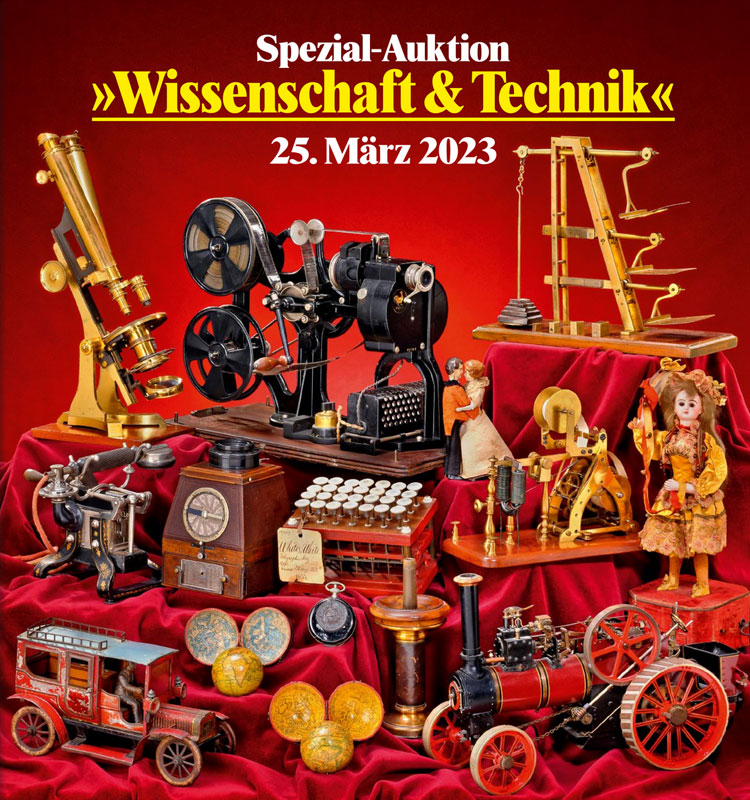 eCatalogue Spezial-Auktion Wissenschaft & Technik 25. März 2023
