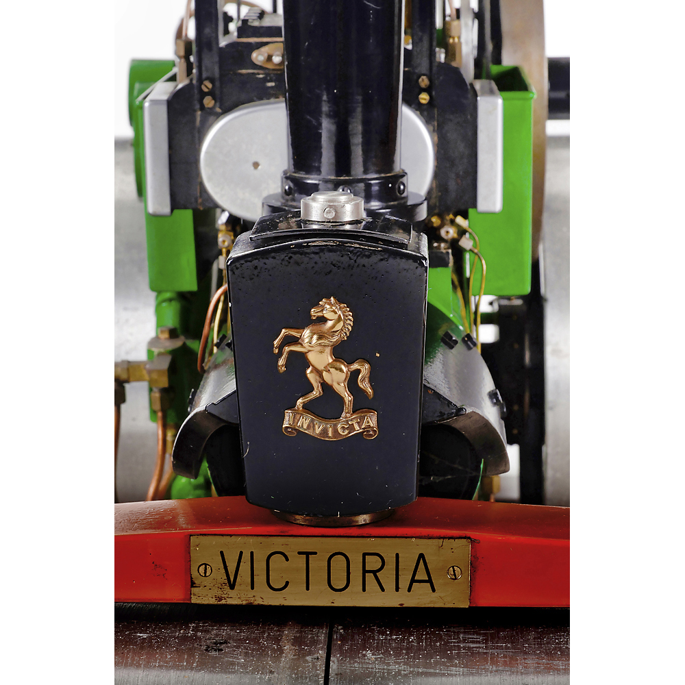 2-Inch Live-Steam Model of the Steam Roller "Victoria", c. 1970