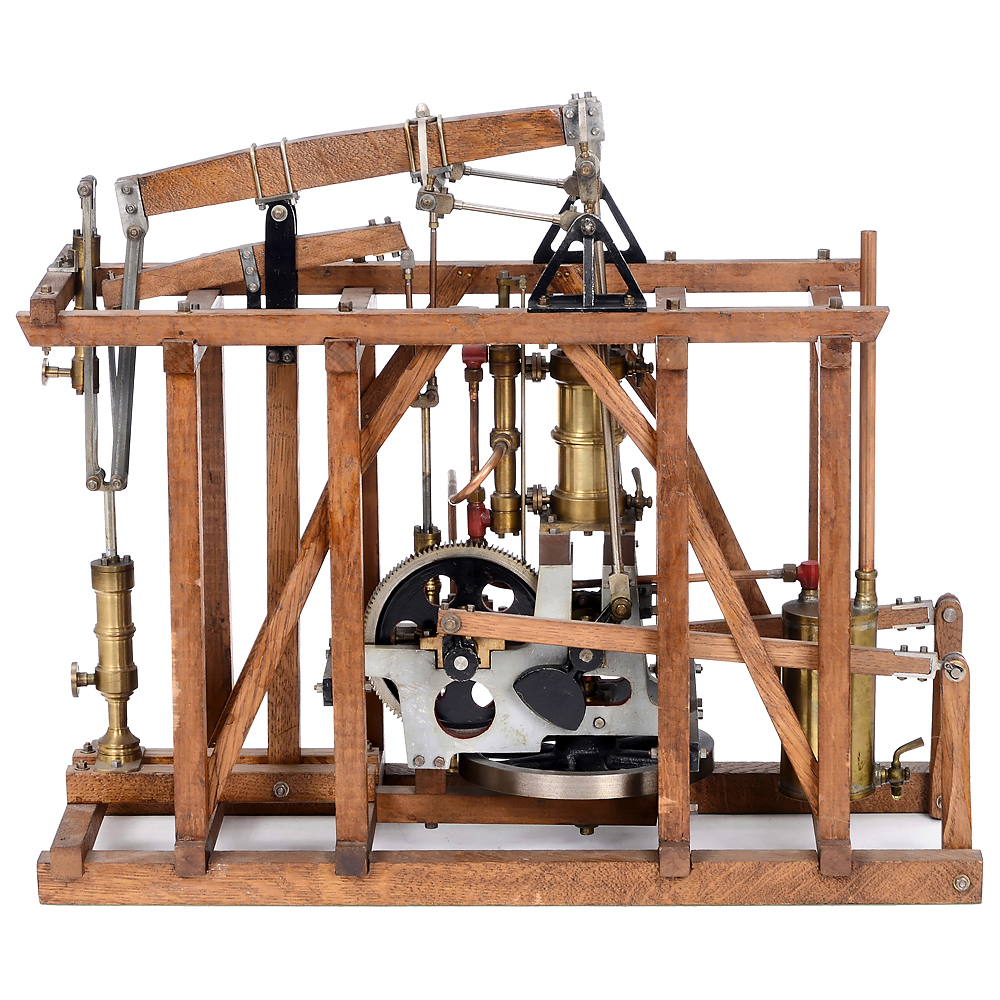 Model of a Mobile Pump Steam Engine by Brendel