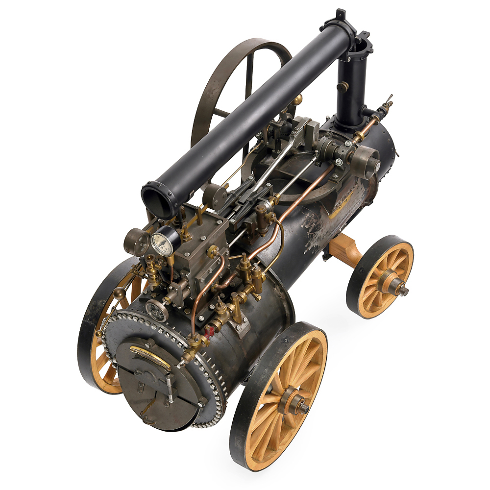 1 ½ in. Scale Model of a Horse-Drawn Portable Engine, c. 1980