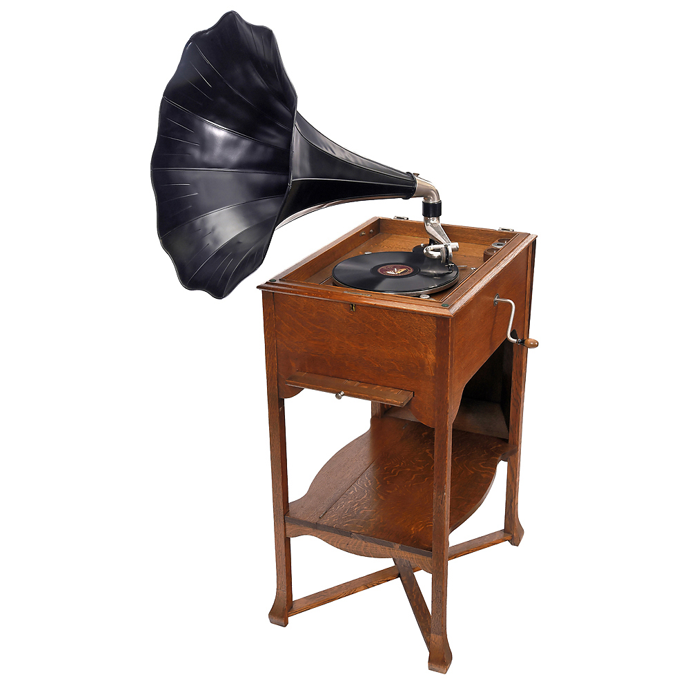 HMV Schoolhouse Disc Phonograph, c. 1920