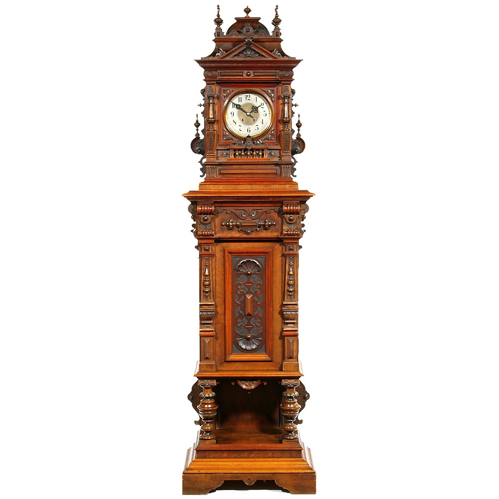 "Polyphon Style 63" Longcase Clock, c. 1900