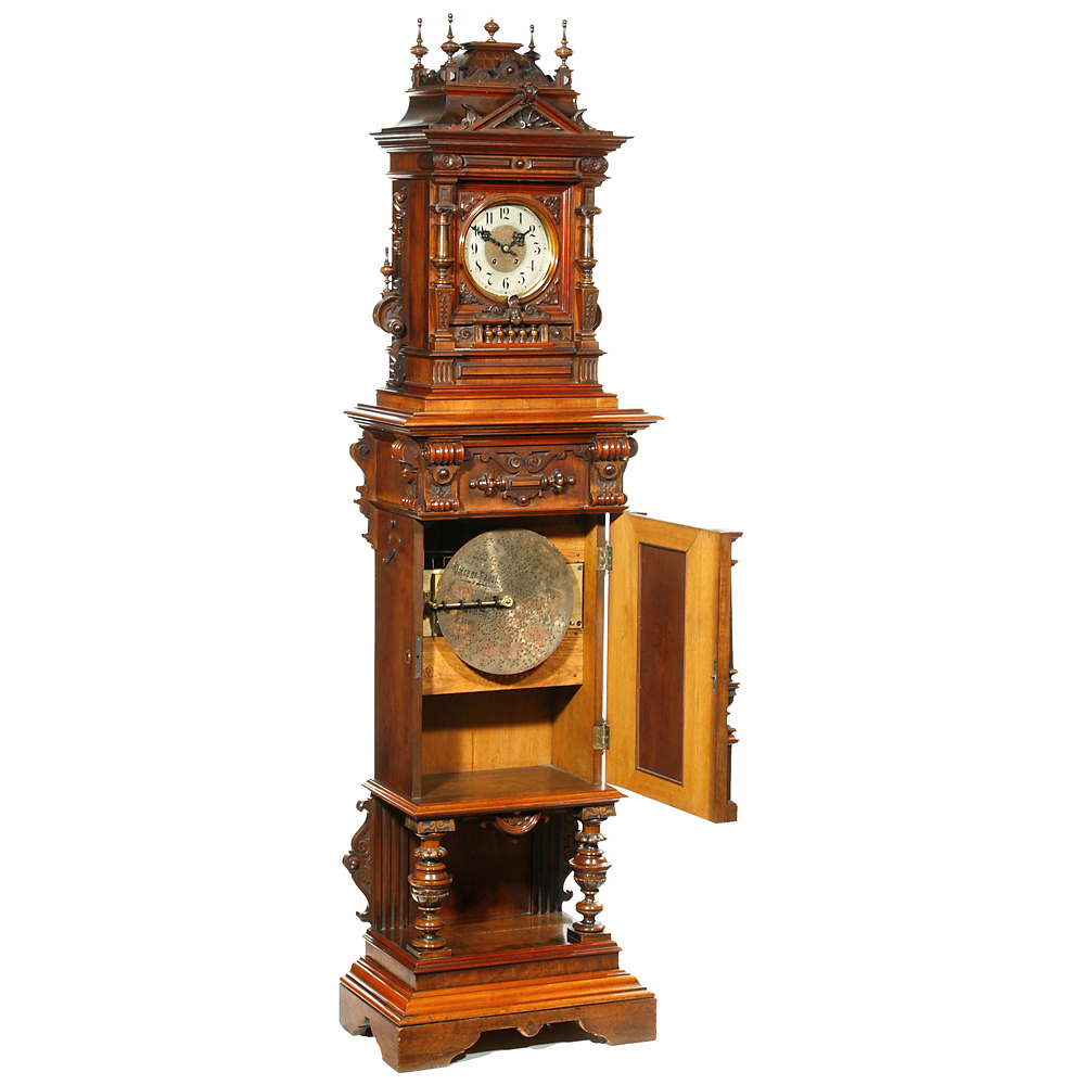 "Polyphon Style 63" Longcase Clock, c. 1900