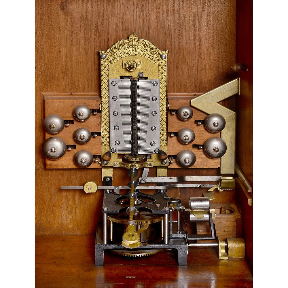 Musikautomat Symphonion mit 10 Glocken