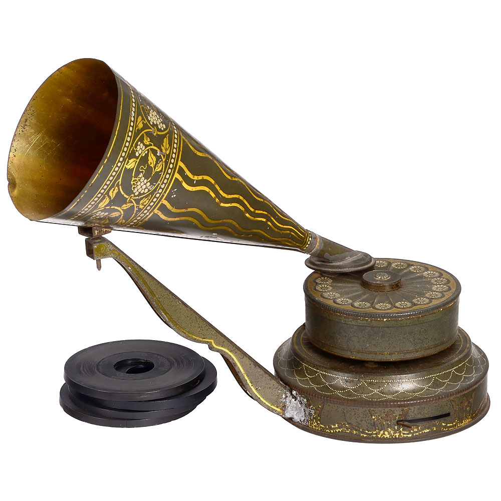Rare Stollwerck “Eureka” Toy Gramophone, 1903 onwards