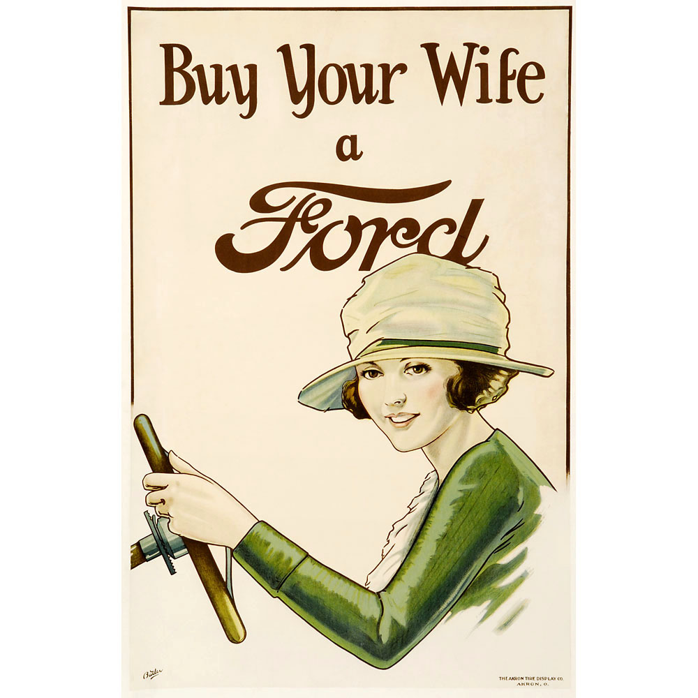 "Ford" Advertising Poster, c. 1920