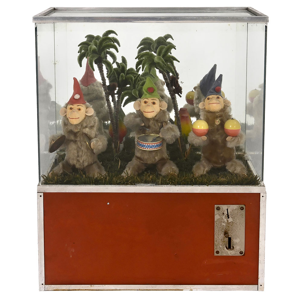 "Bimbo Baby" Monkey Band Automaton, c. 1960
