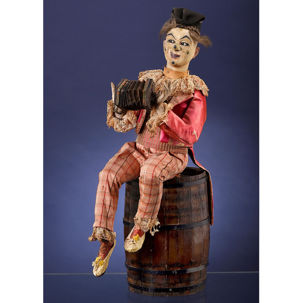 “Claude the Clown” Musical Automaton by Gustave Vichy, c. 1890