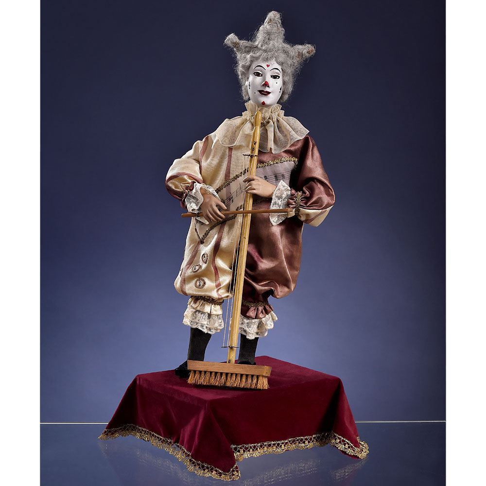 Clown with Broom Automaton by Leopold Lambert