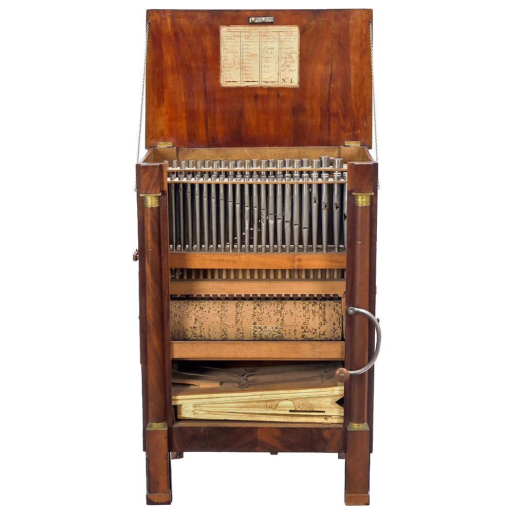 French Chamber Barrel Organ