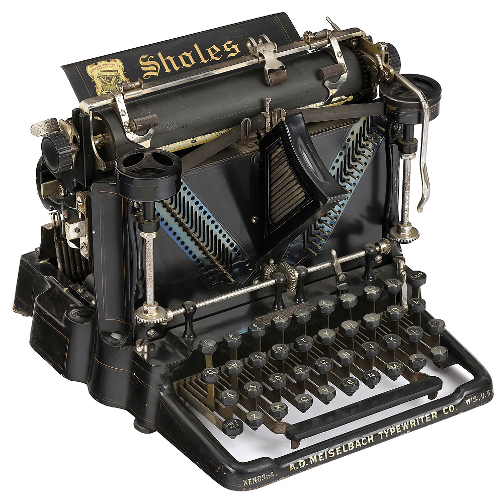 Sholes Visible (Meiselbach) Typewriter