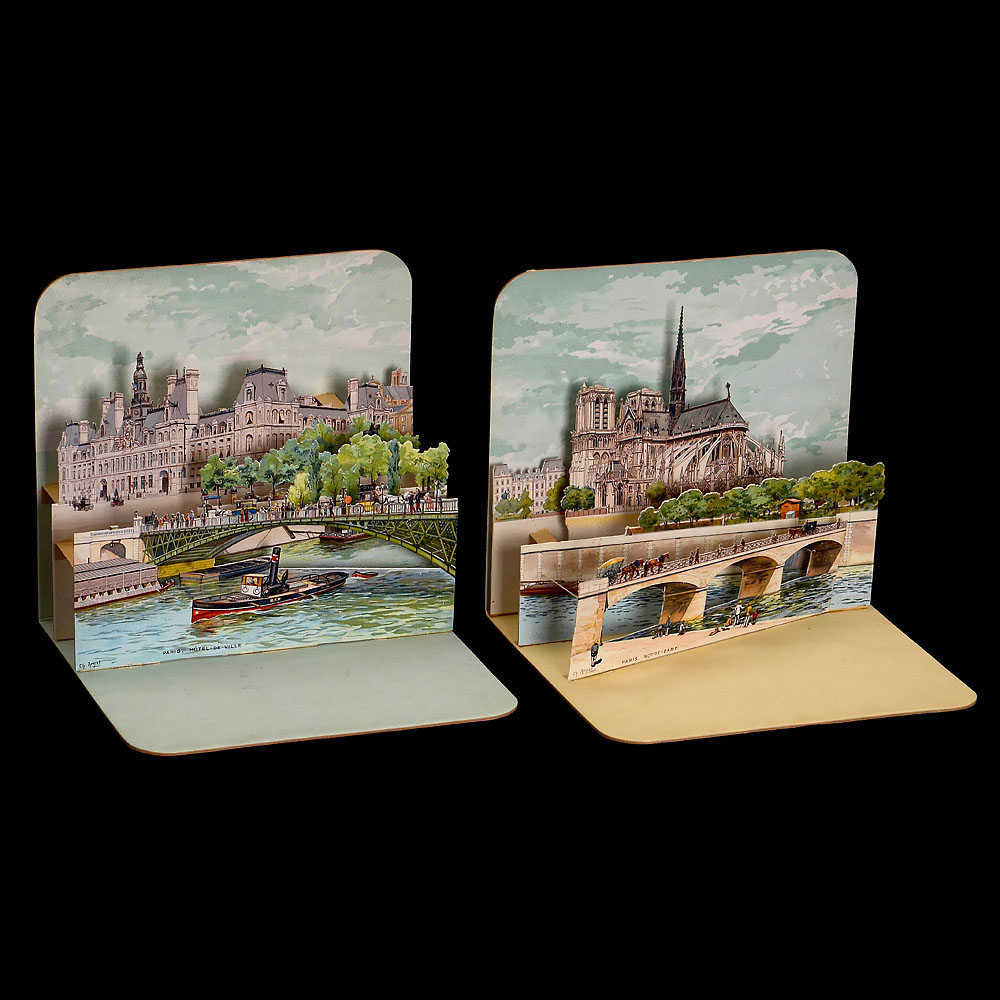 “Views of Paris” Set of 6 Pop-Up Views of Paris