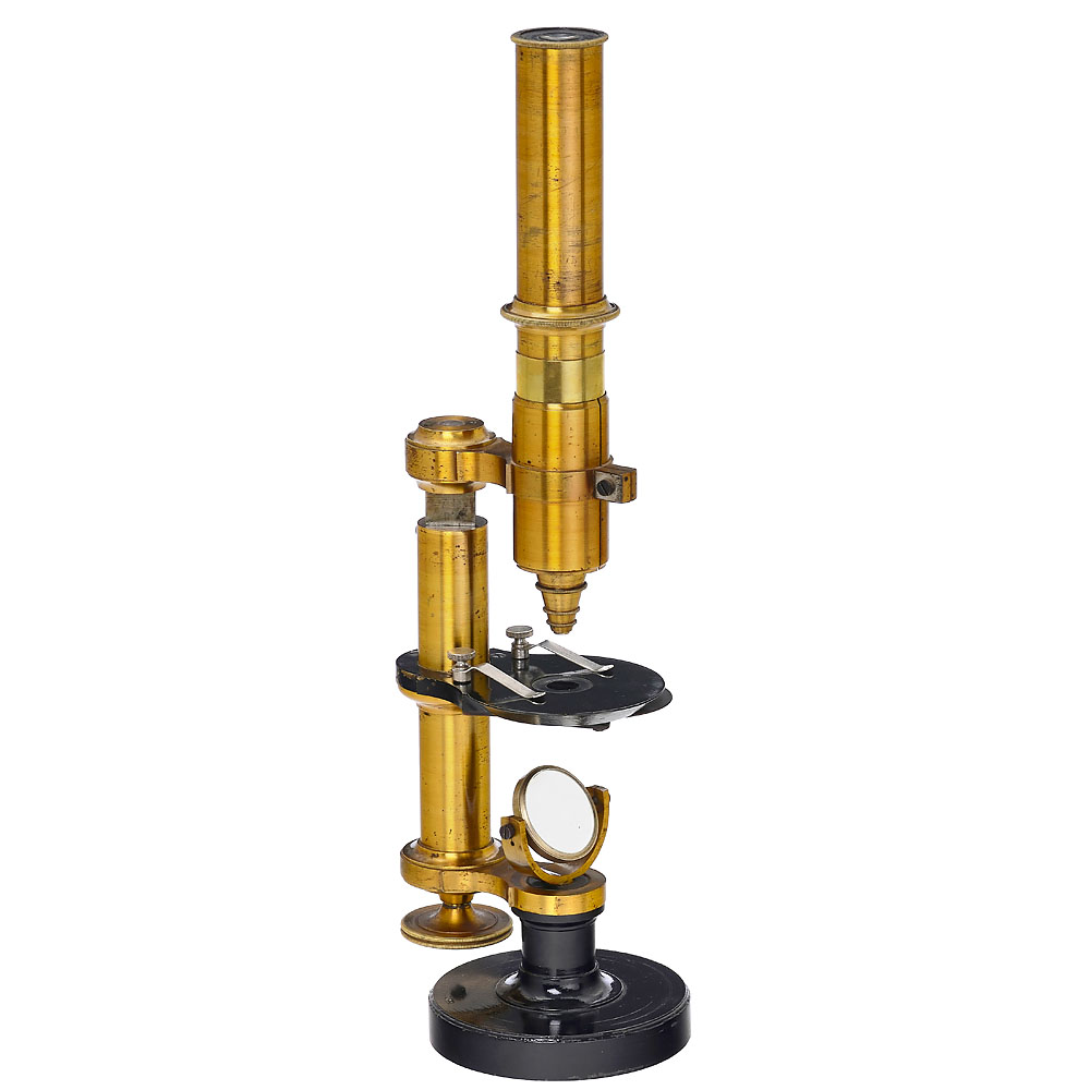 Rare Microscope by Carl Kellner from Wetzlar