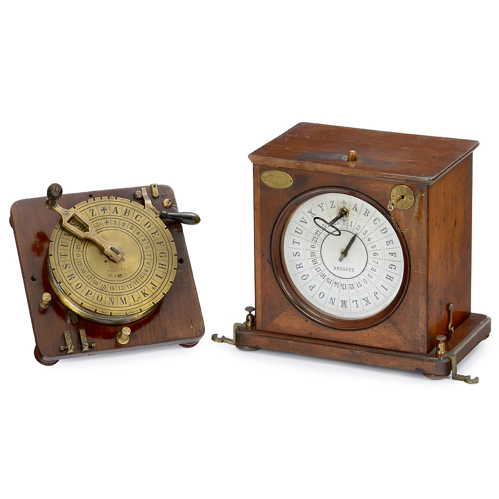 Early Dial Telegraph by L. Breguet