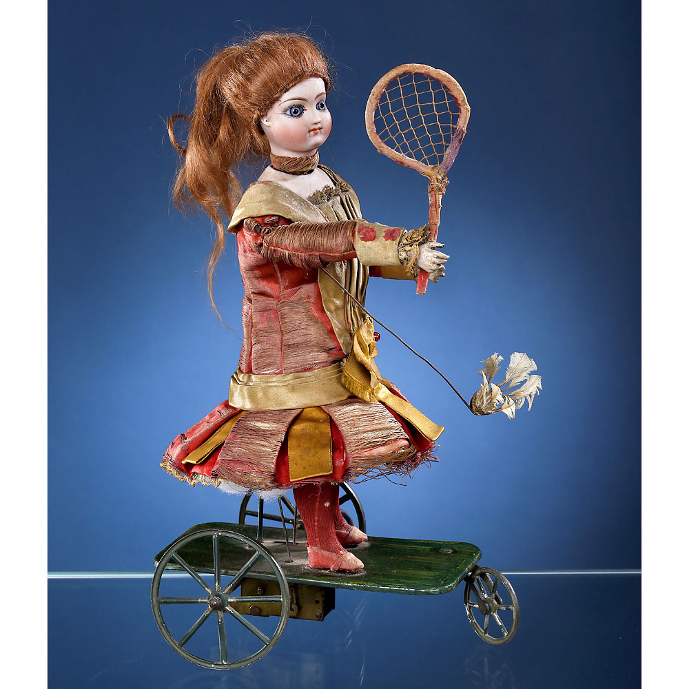 “Joueuse de Badminton” Platform Automaton by Gustave Vichy