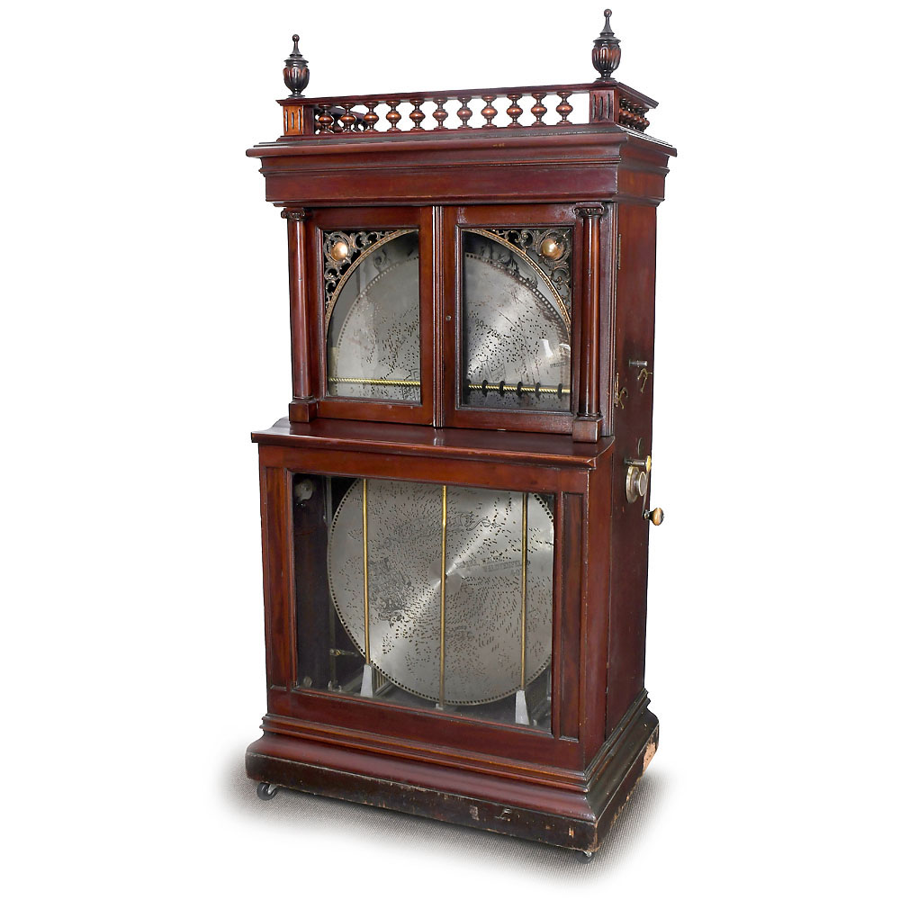 “Regina Style 33” Automatic Disc-Changing Musical Box