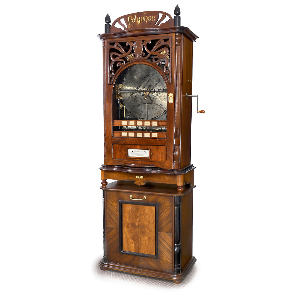 Polyphon No. 5 Automatic Disc-Changing Musical Box