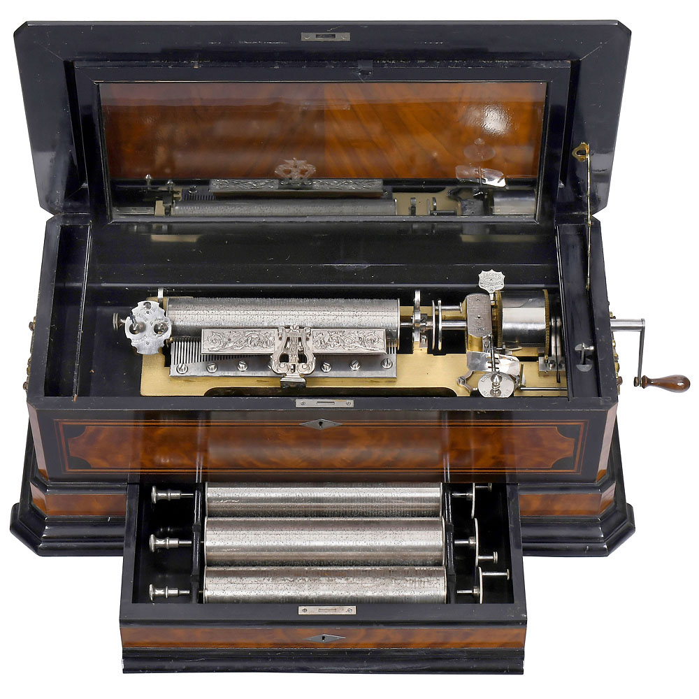 Interchangeable Musical Box by Mermod Frères