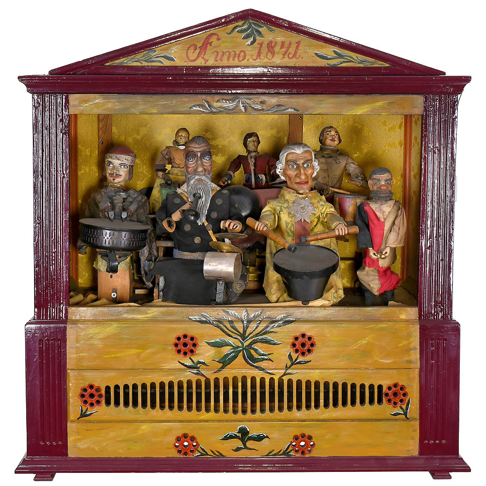 Puppet Theater by Mathäus Bauer with a Barrel Organ