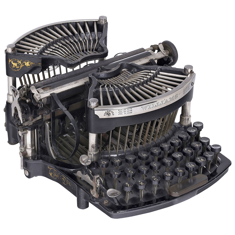 Williams No. 1 Typewriter Curved!
