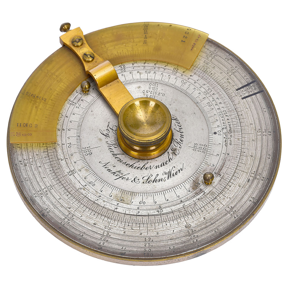 Logarithmic Slide Rule by E. Roubicek